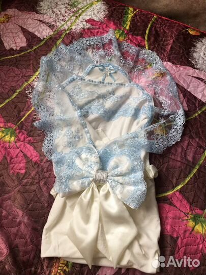 Конверт на выписку для мальчика летний