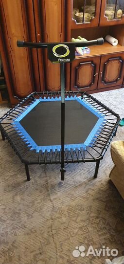 Батут для фитнеса с ручкой