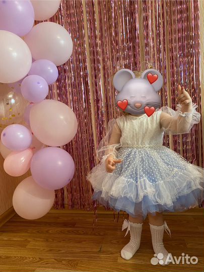 Платье для девочки 86-92