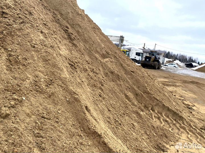 Песок, Щебень