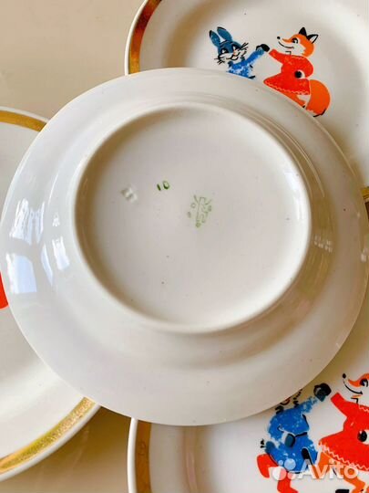 Детские тарелки СССР