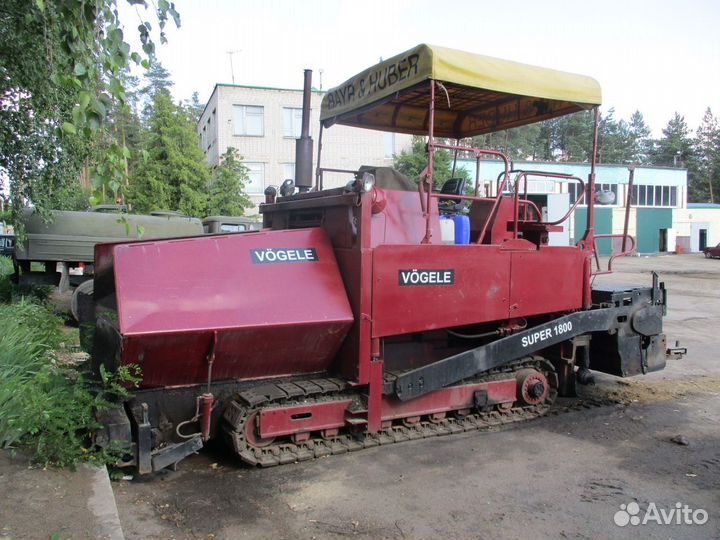 Асфальтобетоноукладчик Vogele SUPER 1800-2, 1993