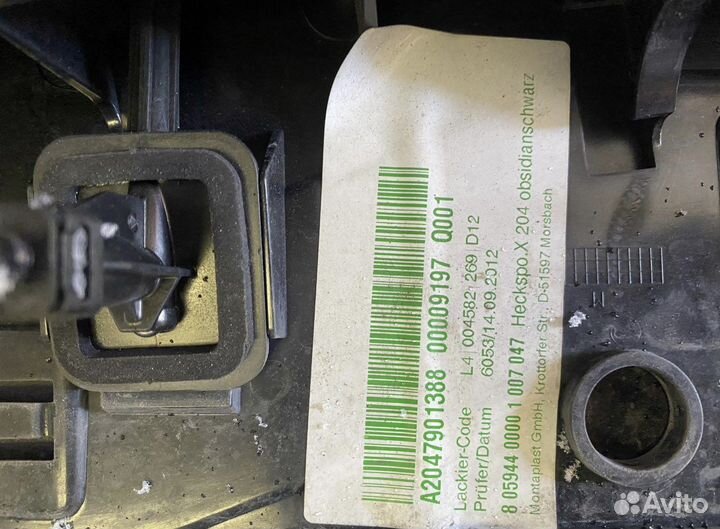 Спойлер крышки багажника x204 GLK