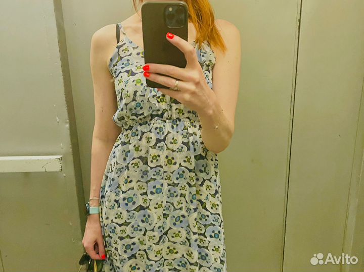 Платье шелк 100