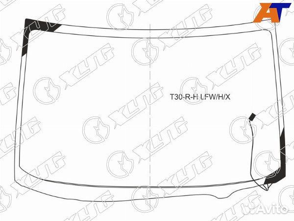 Стекло лобовое nissan X-trail