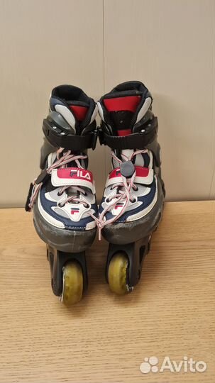 Роликовые коньки раздвижные Fila