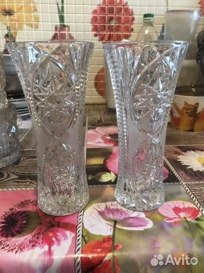 Ваза хрустальная СССР