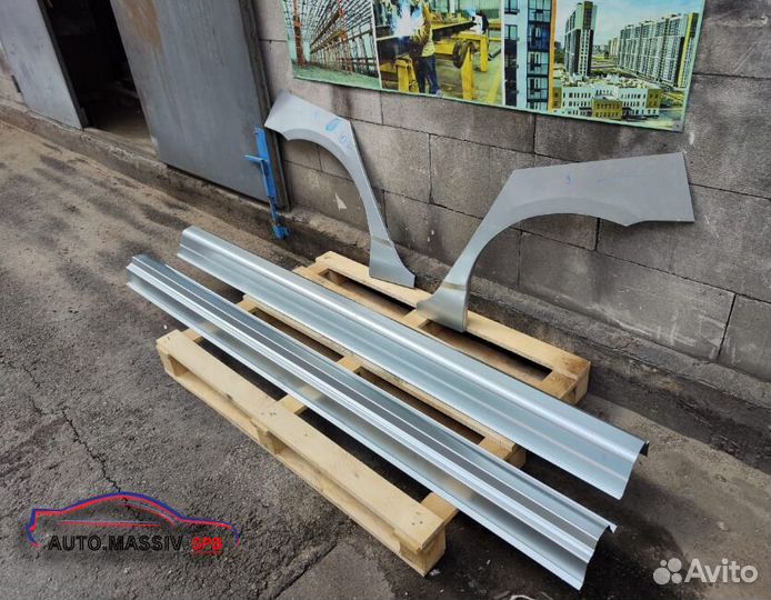 Пороги кузовные Mercedes E-класс 2 W210