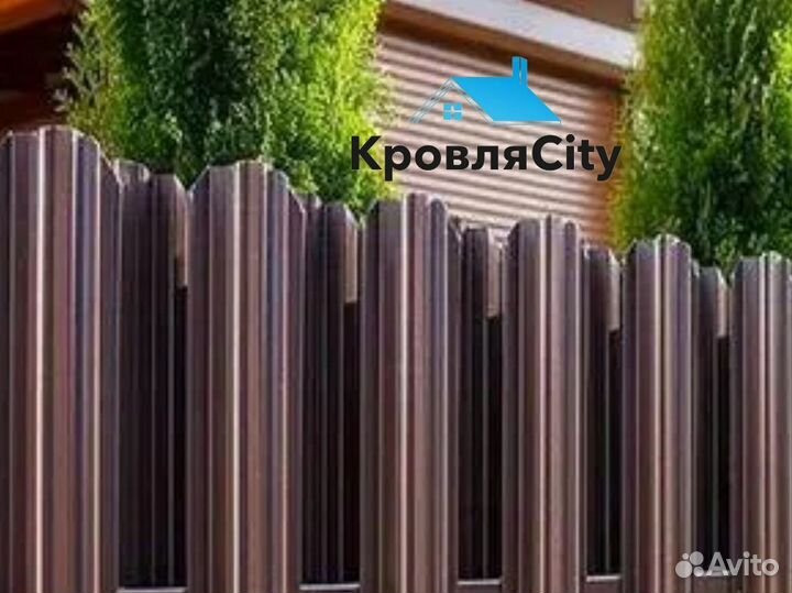 Штакетник металлический