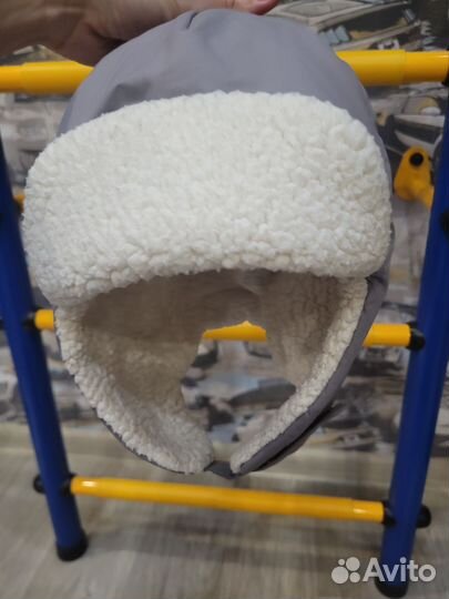 Шапка для мальчика зимняя 52