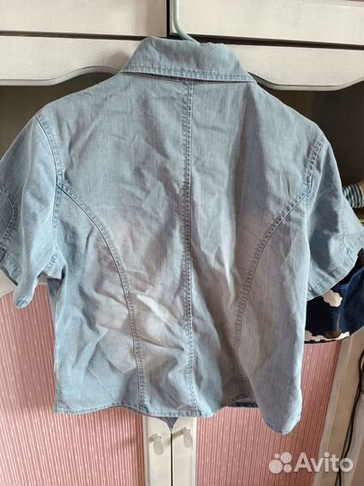Джинсовая рубашка