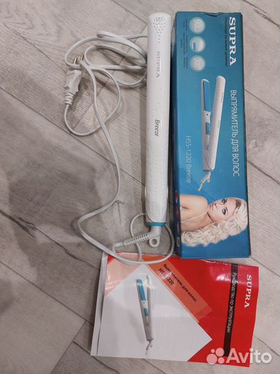 Выпрямитель supra HSS-1220, белый/голубой