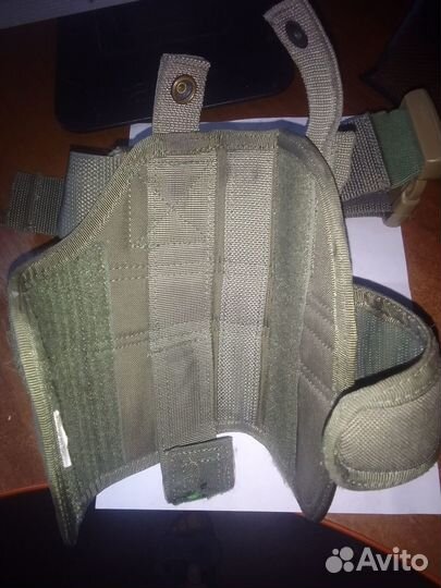 Кобура набедренная универсальная олива, кордура