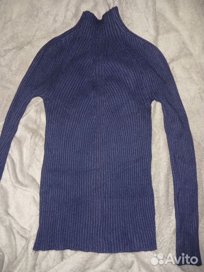 Водолазка женская темно-синяя