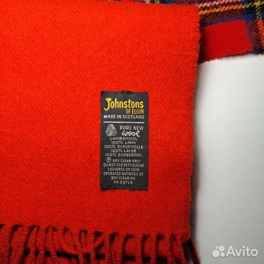 Винтажный шарф Johnstons of Elgin made in Scotland