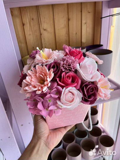 Мыльные розы букеты