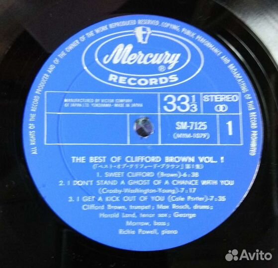 Виниловая пластинка Clifford Brown