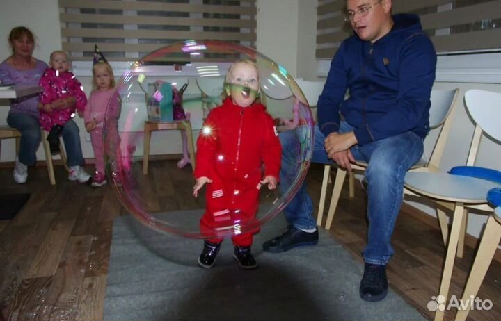 Шоу мыльных пузырей