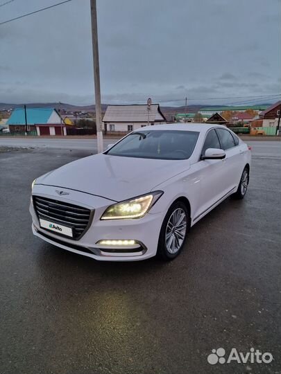 Genesis G80 2.0 AT, 2017, 136 000 км