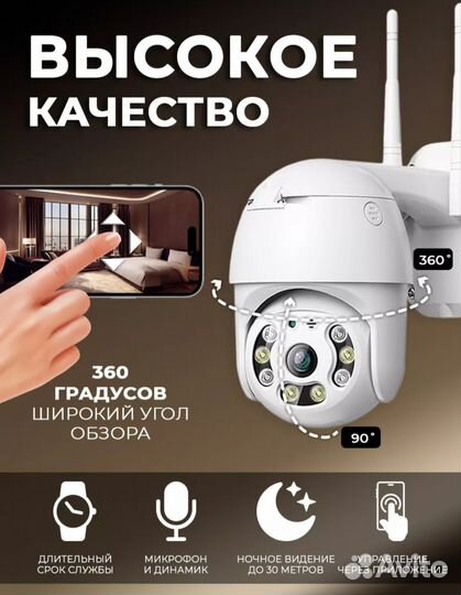 Камера видеонаблюдения wifi уличная