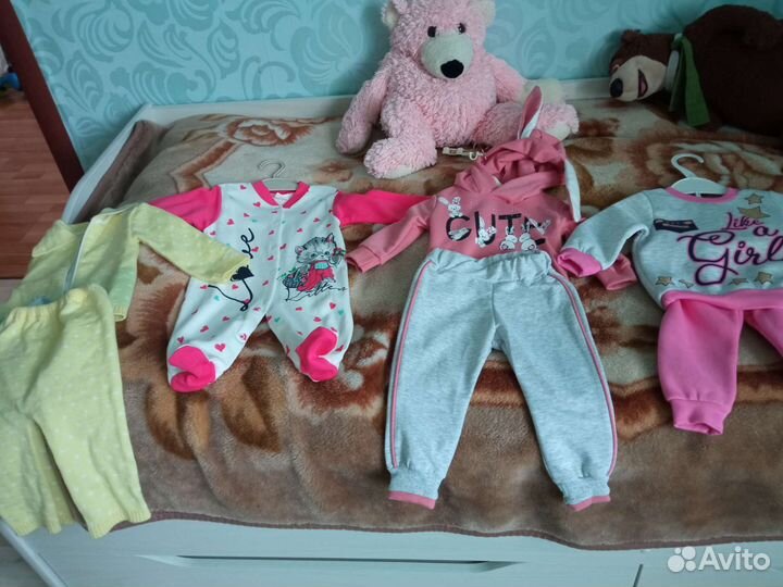 Детские вещи пакетом для девочек 68 74