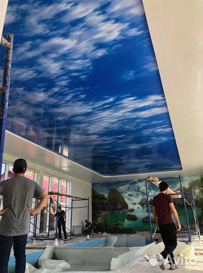 Натяжные потолки