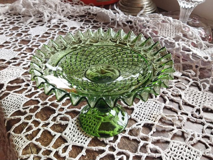 Ваза цветное стекло СССР