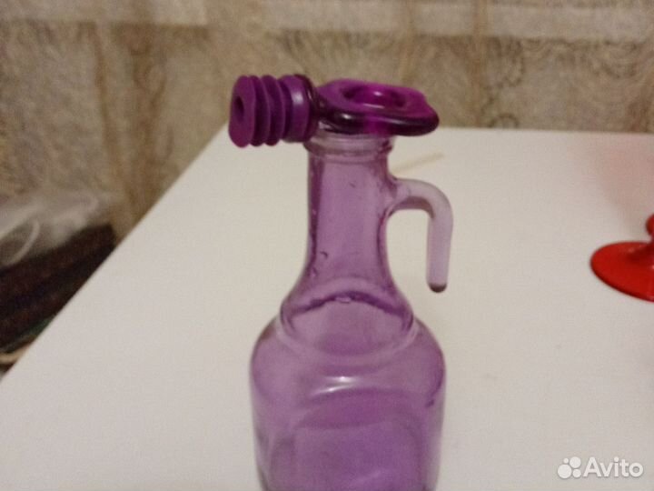 Цветные фужеры, графинчик