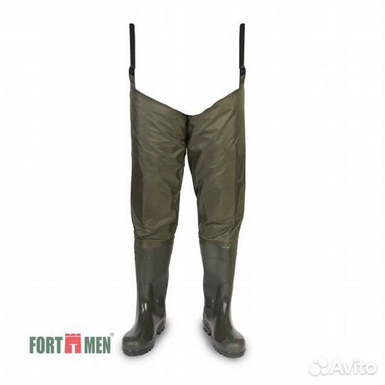 Сапоги болотные пвх FortMen с верхом нейлон арт.10