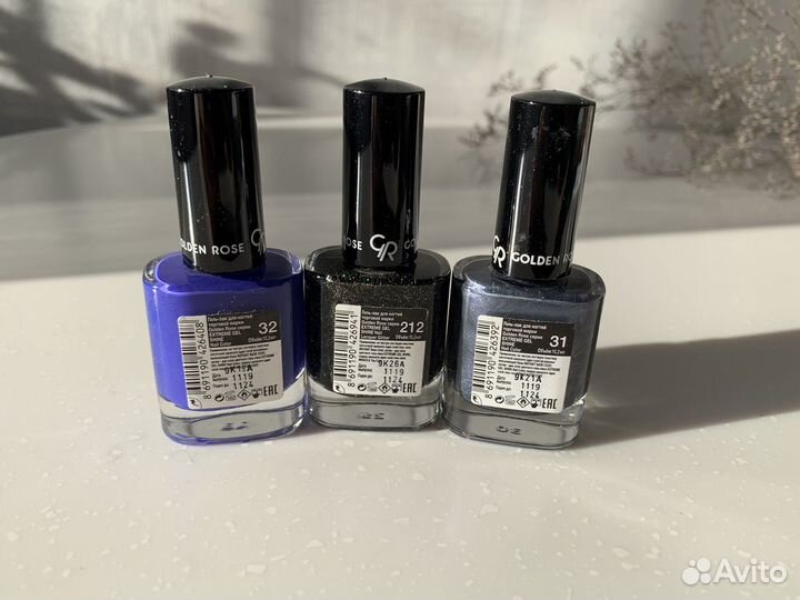 Лак для ногтей пакетом новые