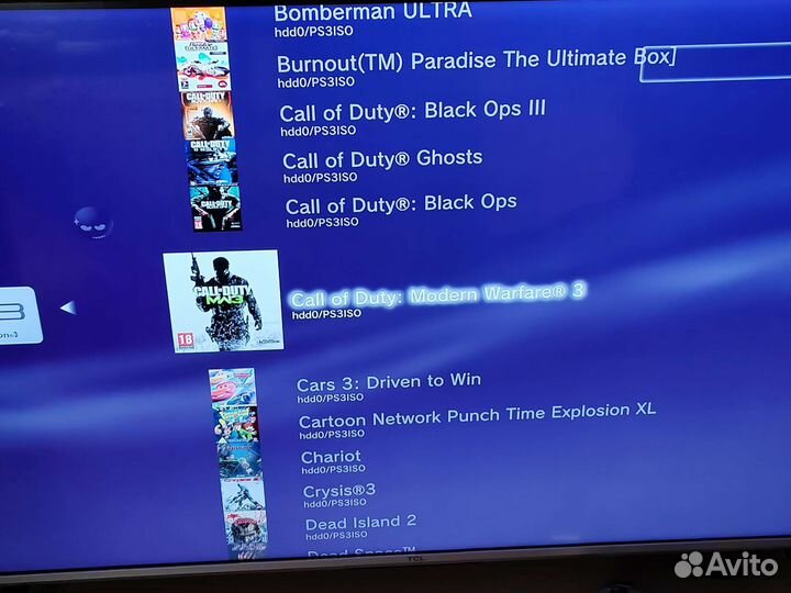 Sony PS3 slim прошита +133 игры