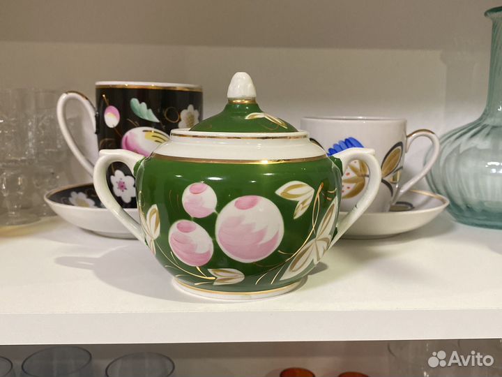 Чайный сервиз Вербилки слива