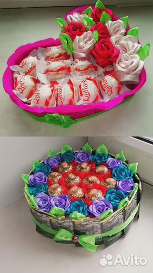 Подарок на последний звонок. Букет. Цветы. Конфеты