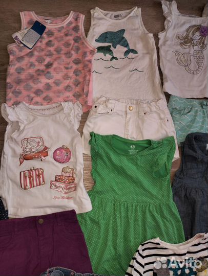 Пакетом на девочку р 98-104 3-4 года 18 вещей