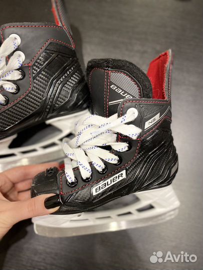 Коньки bauer детские бу