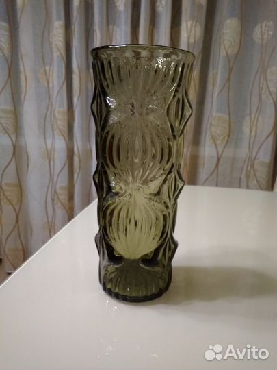 Ваза, цветное стекло, Неман