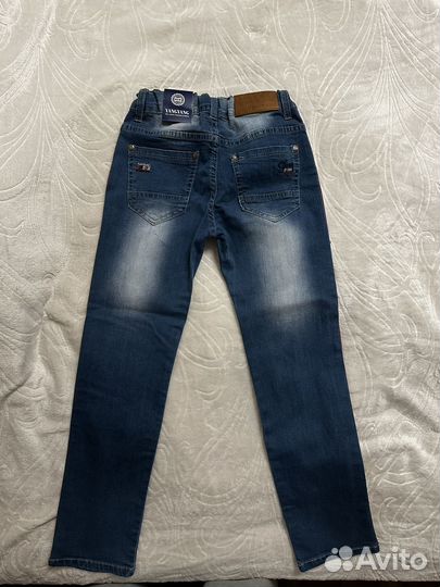 Джинсы для мальчика 128