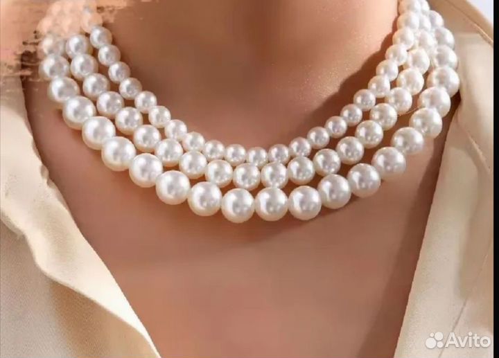 Ожерелье под жемчуг женское