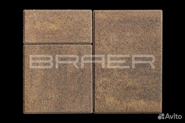 Тротуарная плитка Braer,ColorMix,Старый Город 60мм