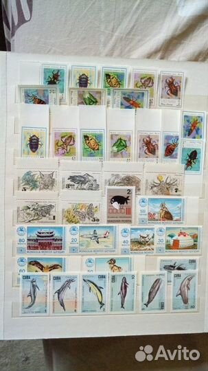 Марки СССР Фауна Флора 1982-84г