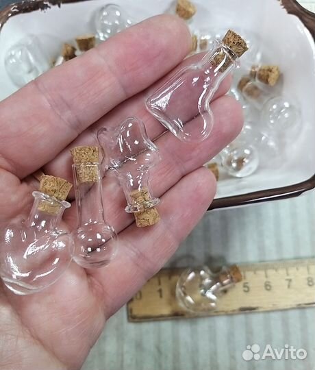 Кукольная миниатюра 1 12,пузырек,стекляшка