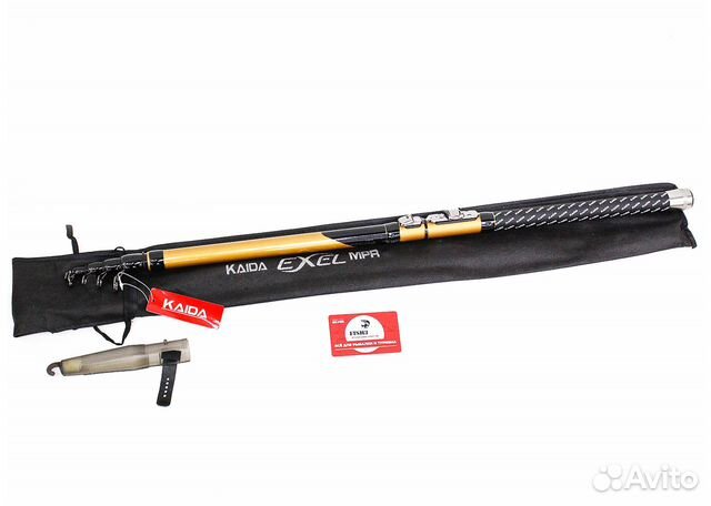 Удилище телескопическое Kaida exel 4,5м 125-450