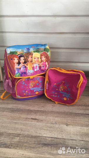 Школьный рюкзак для девочки lego friends