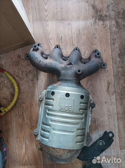 Хендай акцент гетц коллектор выпускной пустой