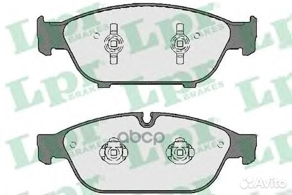 Колодки тормозные audi A6 11-18/A8 3.0-4.2 (1LL