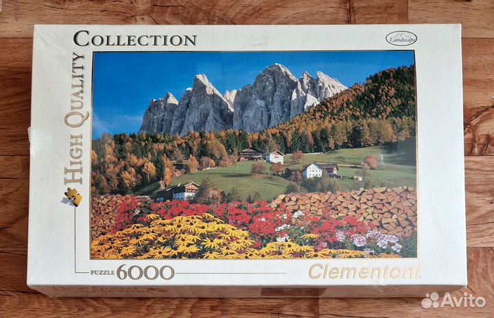 Пазлы Clementoni 6000 новые
