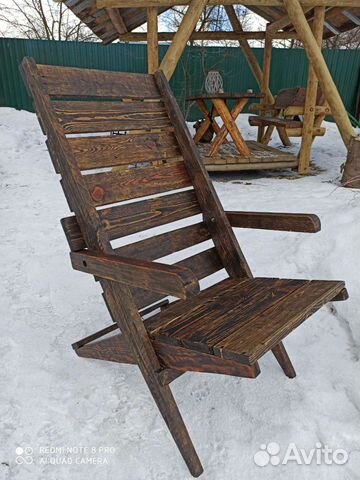 Садовое кресло-шезлонг для дачи