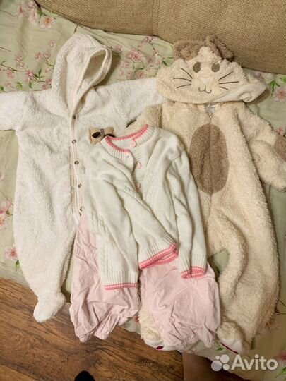 Детские теплые вещи (комбинезоны )