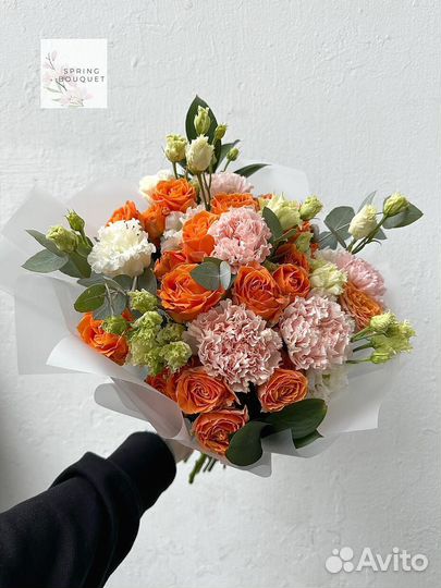 Букет цветы 101 роза