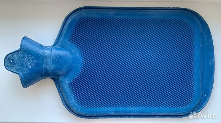 Грелка резиновая с металлическим горлышком